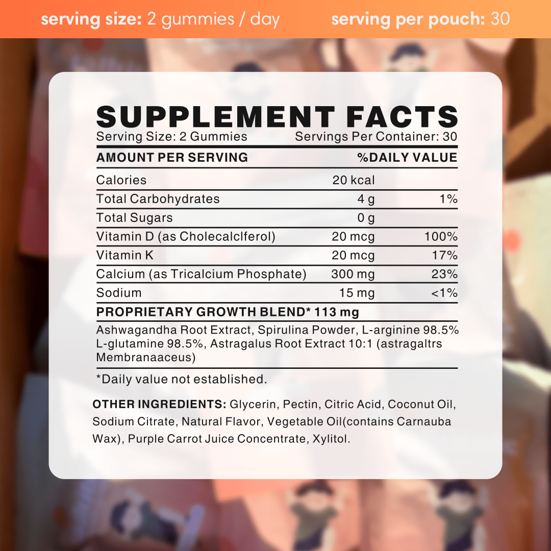Talltitude Growth Gummies®